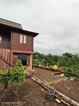 DIJUAL SEGERA Villa Kebun SHM dekat Cafe Sundul Langit Bumiaji Batu