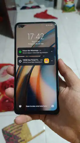 Jual bu Redmi note 9 minus sesuai fto lcd ajh item pjok kiri atas