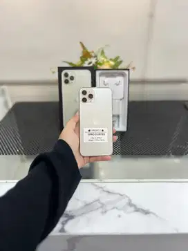 iphone 11 pro inter 64gb all op kelengkapan fullset mulus nominus