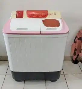 MESIN CUCI DENPOO 2 TABUNG TERAWAT NORMAL BAGUS