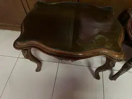 Meja hias kayu masih bagus