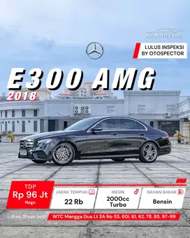 Mercedes Benz E300 AMG 2018 AMG