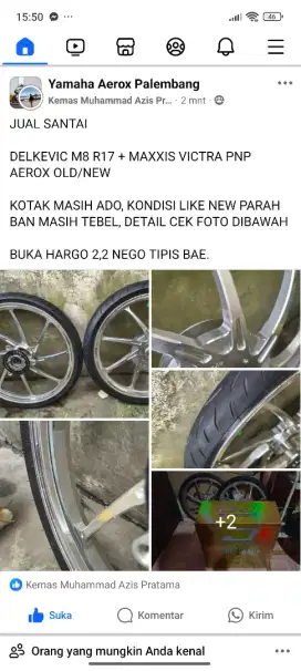 VND AK55 R17 CHROME REMOVERAN+ BAN MAXXIS VICTRA