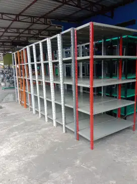 Rak gudang full plat