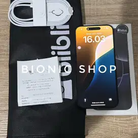 WTS IPHONE 16 PRO MAX 256GB BLACK TITANIUM