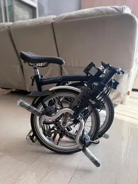 Brompton m6lx tempest blue titanium
