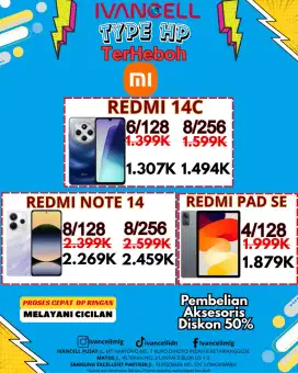 REDMI 14 C RAM 6/128 NEW