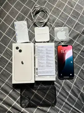 IPHONE 13 Ibox warna starlight pemakainan cewe