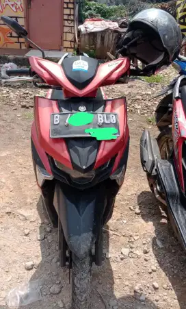 Dijual motor Yamaha Mio soul GT 2017 (Merah)