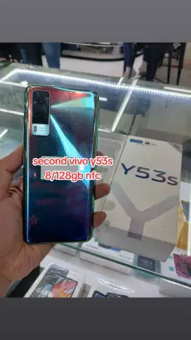 Vivo y53s 8/128gb nfc eks resmi mulus no minus fullset