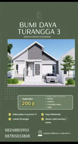Siap bangun rumah komersil mulai dari T.36