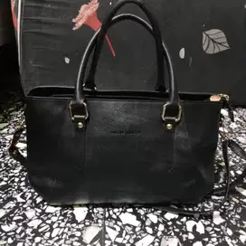 Tas brand original nicole miller hitam + talpan