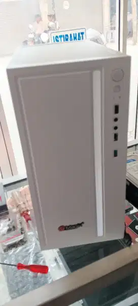KOMPUTER PC DESKTOP I5 SSD NVME 8/128GB OFFICE SIAP PAKAI PUTIH