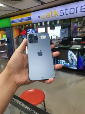 Iphone 12 Promax 128 GB Second Ibox Pasific Blue