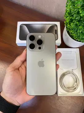 iPhone 15 Pro 128GB Natural Titanium iBox Garansi On 8/11/2025