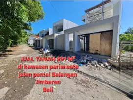 Jual tanah 291m2 pantai balangan villa area