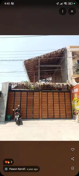 DIJUAL RUMAH BEKAS RESTO