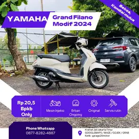 Yamaha Grand Filano 125cc Stnk Hilang Modif Preep Tahun 2024