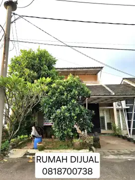 Rumah Lokasi Strategis, Tepi Jalan Raya Pondok Rajeg