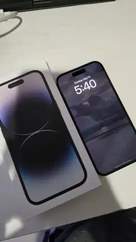 IPHONE 14 PRO SPACE BLACK 128 COMPLETE SET MULU