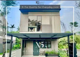 Rumah 2 lantai Type X5 XQ Livin
