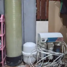 Mesin Ro standing cisso 100gpd+water treatment filter