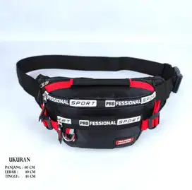 Waistbag anti air tas selempang pria waterproof