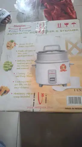 Maspion Rice Cooker and Steamer