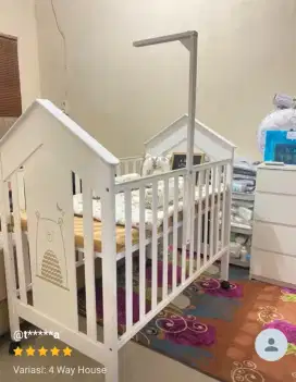 baby box little equi, box bayi bentuk rumah