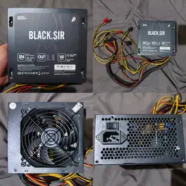 1STPLAYER BLACK SIR 450W PS-450BS Gaming PSU Pure (Segel Utuh)