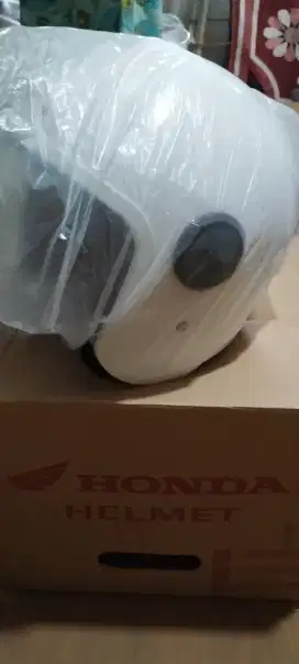 Free Ongkir Helm Honda Scoopy Putih Baru Fullset