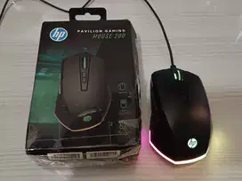HP Pavilion Gaming Mouse 200 100% Original HP Fullset Like New Gan
