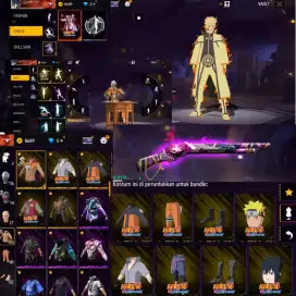 JUAL AKUN FF AMAN MINAT CET