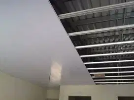 Jasa Tukang Pasang Plafon Partisi Wall Moulding Sekat PVC GRC Gypsum