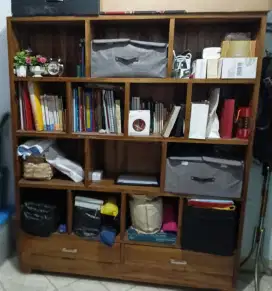 Jual Rak Buku KAYU JATI Jepara
