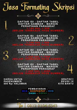 FORMATING SKRIPSI ALL UNIVERSITAS