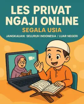 LES PRIVAT NGAJI ONLINE TERJANGKAU