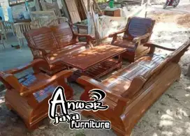 Kursi tamu gajah minimalis full kayu jati