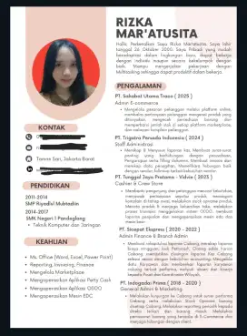 Mencari pekerjaan admin / data entry / kasir