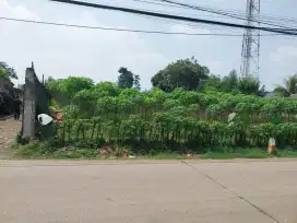 Jual lahan kavling di Parung pinggir jalan raya SHM