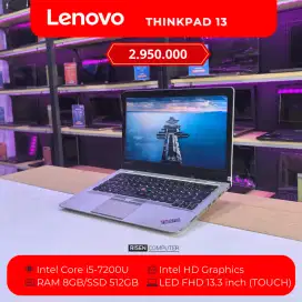 Lenovo Thinkpad 13 Intel Core i5-7200U RAM 8GB SSD 512GB FHD 14inch