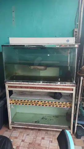 Aquarium 2 buah dan rak