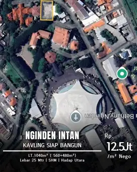 Tanah langka murah tengah kota shm