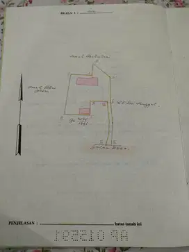 Dijual Cepat Tanah Ex Gudang Penggilingan Batu di Besole Tulungagung