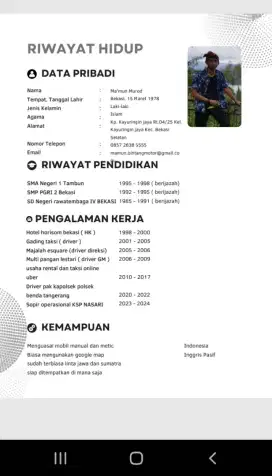 Cari lowongan kerja  sopir