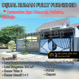 Rumah Fully Furnished Perumahan Jaya Harmoni Jayaland Buduran Sidoarjo
