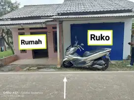 Di jual Rumah sudah ada ruko untuk warung sembako kemang parung bogor