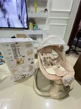 Jual snuggli cocolatte baby swing