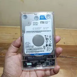 Harddisk Eksternal HDD 1 TB Merk WD sentinel 100%