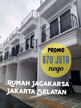DIJUAL Rumah Baru Minimalis Plus Rooftop di Jagakarsa Jakarta Selatan